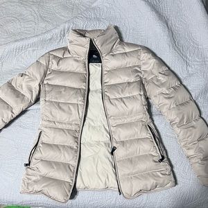 Zara Down coat // Women’s Small // Beige
